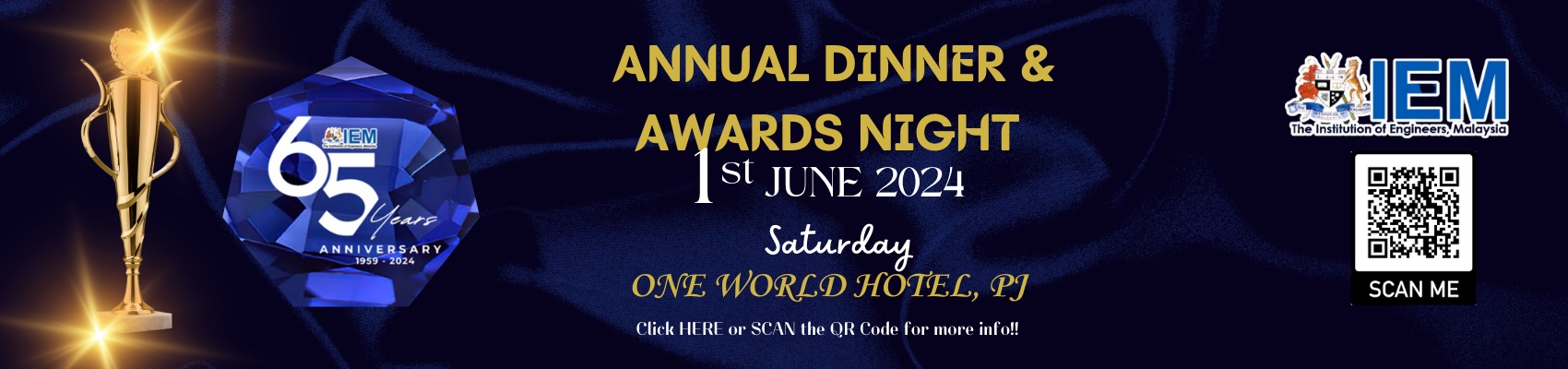 65th IEM Annual Dinner & Awards Night